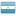 Flagge von Argentinien