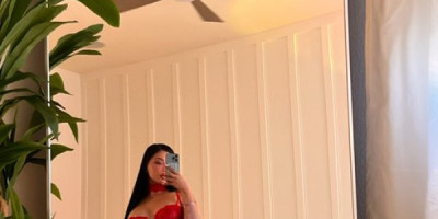 Moment of erotic body to body massage sexual pleasure