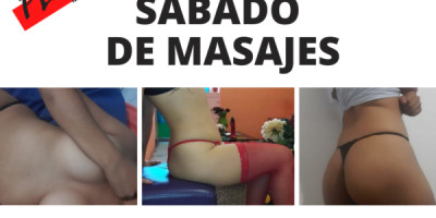 Sábado de masajes Inicia tu fin de semana con nosotras y un delicioso masaje..